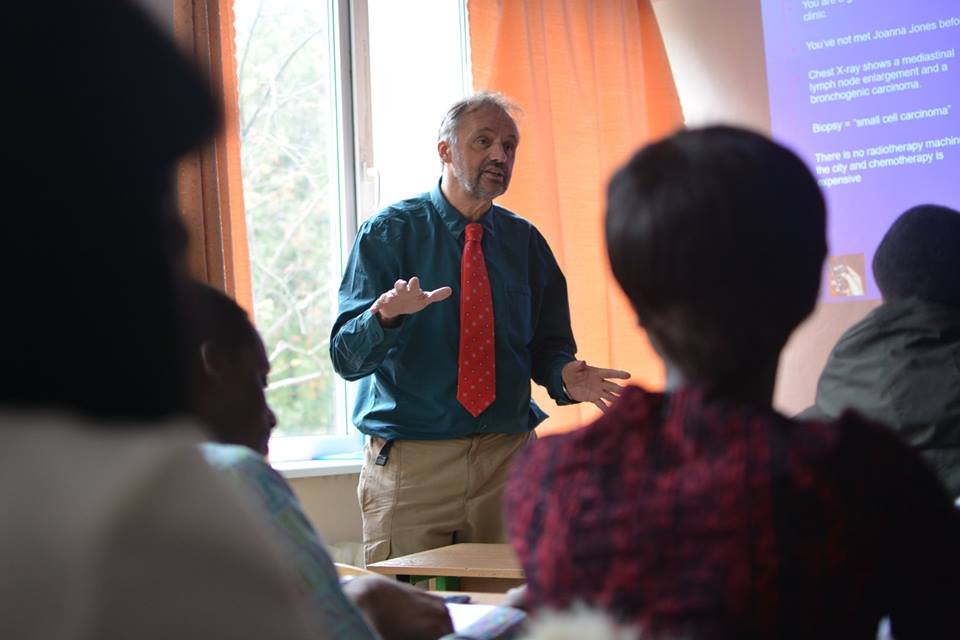 Photo of Martin Leiper teaching
